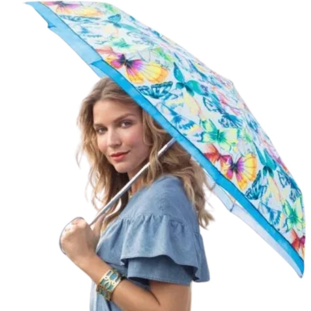 NWT Brighton Suncatcher Butterflies Collectible Umbrella